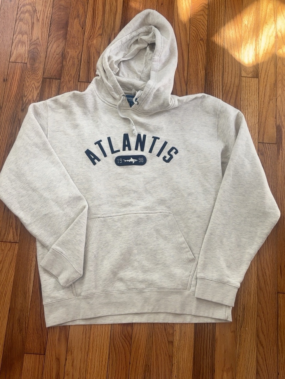 Atlantis Paradise Island Bahamas Hoodie Gray XL Shark 1998